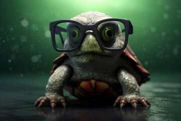 turtles use glasses