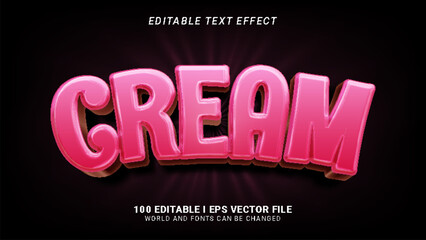 Cream Text Effect