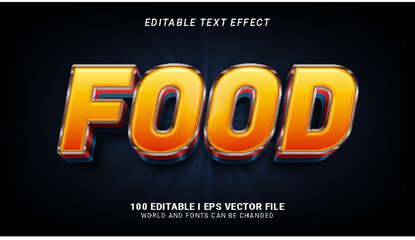 food text effect