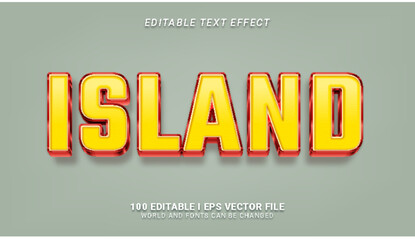 island text effect