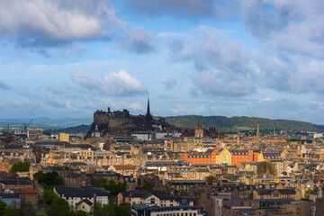 Edinburgh Cityscape In Scotland