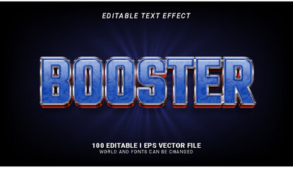 booster text effect