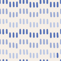 Dashes seamless pattern. Hand drawn illustration. Can be used for postcards, invitations, advertising, web, textile and other.