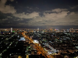 Fototapeta na wymiar Thailand View of the Night