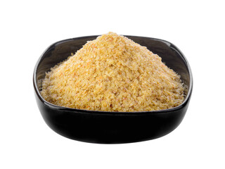 Wheat germ in a bowl on transparent png