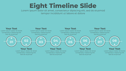 Business timeline infographic design elements