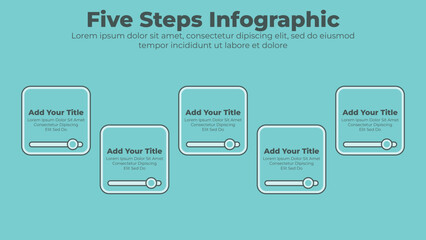 Modern business infographic template