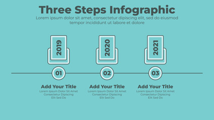 Business timeline infographic design elements