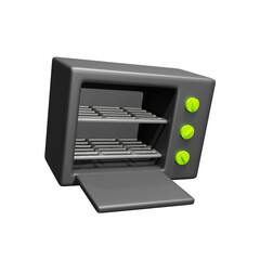 Oven 3d illustration