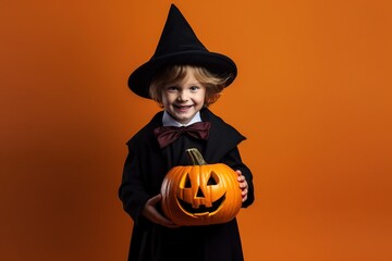 Fototapeta premium An illustration of children wearing a halloween costume , AI Generated
