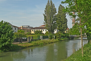Fototapeta na wymiar La riviera del Brenta a Dolo - Venezia 