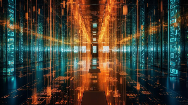 Generative AI, Cyberspace: Capture the digital realm through abstract photography
