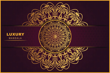 Unique luxury vector nice gradient decorative mandala background design