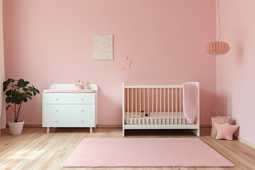 baby room with bed
