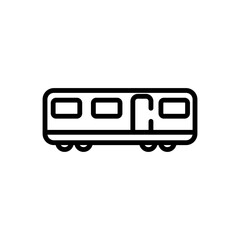 transportation train sign symbol vector