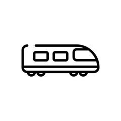 transportation train sign symbol vector