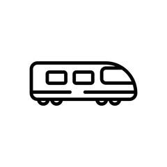 transportation train sign symbol vector