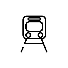 transportation train sign symbol vector