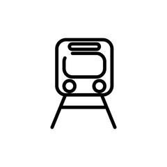 transportation train sign symbol vector