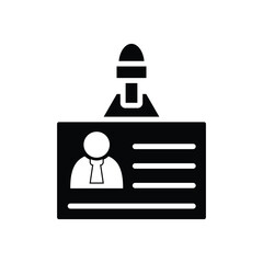 name tag, icon, vector, illustration, design, template, flat, style