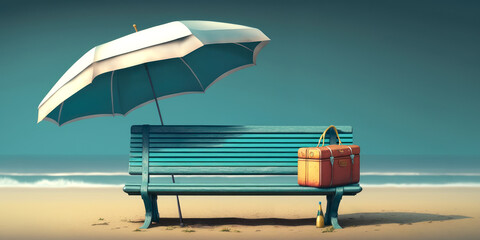 Summer beach vacation - Generative AI