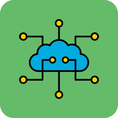 Cloud Computing Icon