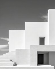 Minimalist Architectural Details. Black and White Tones.