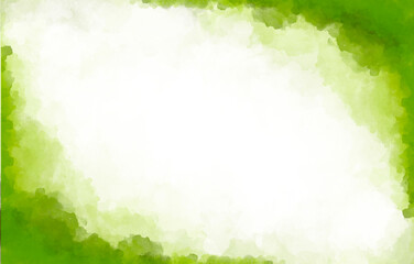 Obraz na płótnie Canvas green water color