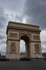 Arco di Trionfo di Parigi, Francia - obrazy, fototapety, plakaty
