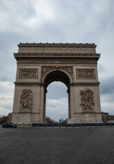 Fototapeta na wymiar Arco di Trionfo di Parigi, Francia