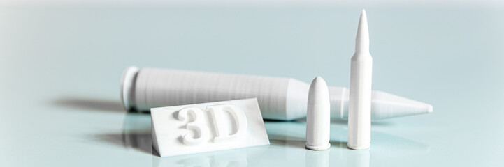 different ammunition is made from a 3d printer