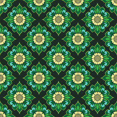 Seamless damask pattern for wallpaper and fabric