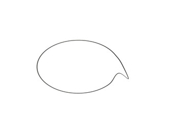 bubble on white, chat, icon, talk, bubble