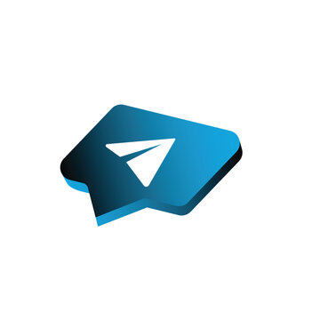 Telegram icon button