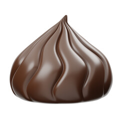 Chocolate Cone 3D Icon