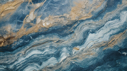 Fototapeta na wymiar Blue ocean background. Marble stone texture with Generative Ai.