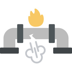 Gas Leak Icon