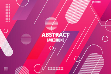 Gradient Geometric Shapes Background