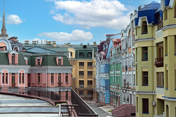Fototapeta na wymiar Cityscape of Kyiv city in Ukraine 