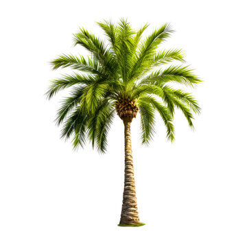 ai generated palm tree photos for decoration background or scene