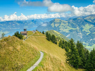 swiss mountain landscape
