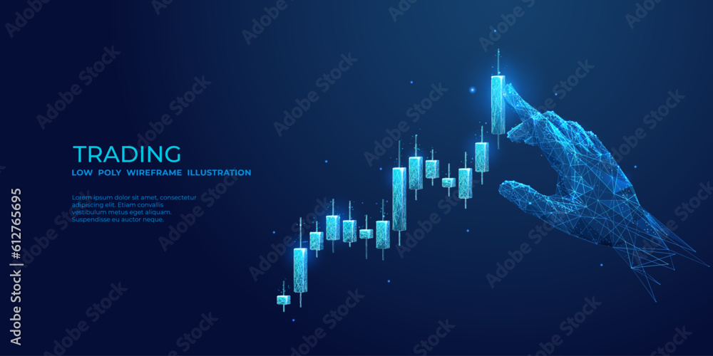 Leinwandbilder abstract man touches a candlestick with his index finger. the concept of risk management or playing 