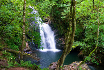 Xorroxin waterfall. Baztan Valley. Navarre. Spain