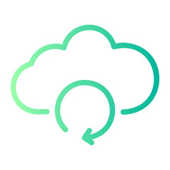 updating cloud gradient icon