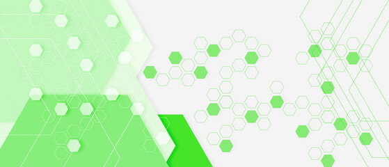 green geometric abstract background