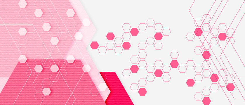 red geometric abstract background