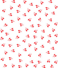 meter pattern with ribbons and dots