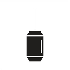 haging lamp vector icon logo template