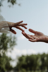 wedding bouquet and rings. marriage
