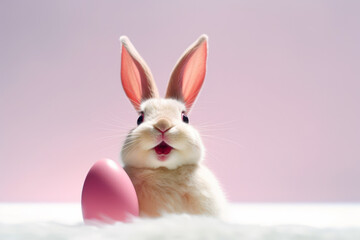 Fototapeta premium easter bunny animal generative ai